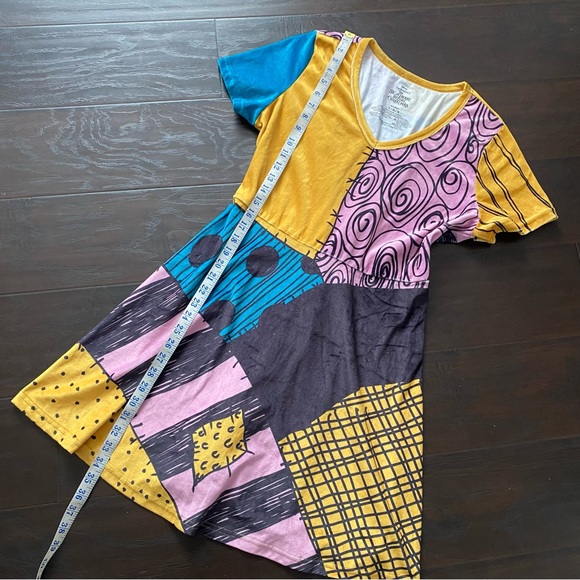 The Nightmare Before Christmas Sally Velvety Costume Dress - Picture 7 of 9